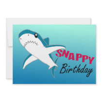 Shark Happy Pary Invitations