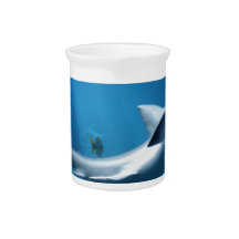 SHARK IN  BLUE OCEAN PITCHERS