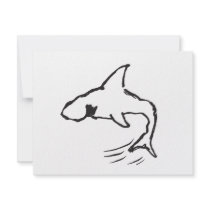 Shark invitations