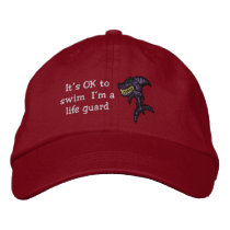 Shark Life guard Embroidered Hat