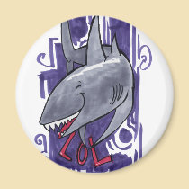 Shark LOL magnets