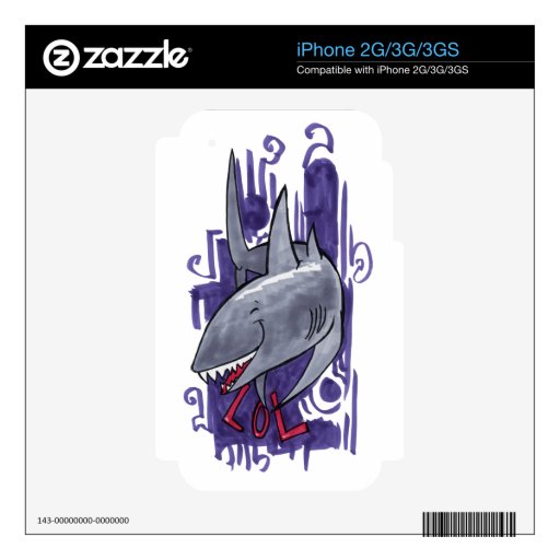 Shark LOL Skin For The iPhone 2G