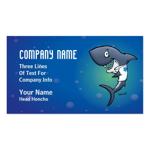 Shark Medical Healthcare Business Cards Business Card