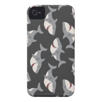 cute shark design iphone case cover Shark Pattern Case Mate Iphone Barely There Iphone 4 Tough Covers