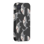 Shark Pattern Case Mate Iphone Barely There iPhone 4 Cover