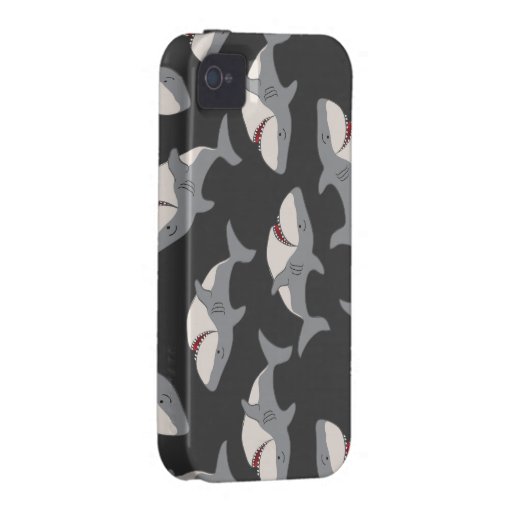 Shark Pattern Case Mate Iphone Barely There iPhone 4 Cover