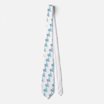Shark Playing Billiards Neckwear