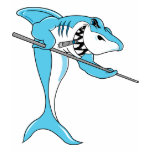 Shark Playing Billiards T-shirt