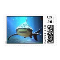 Shark Postage Stamp