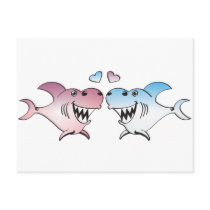 Shark postcards