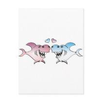 Shark postcards