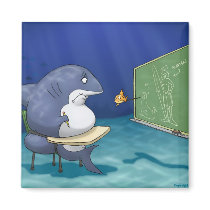 Shark School Magnet