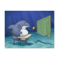 Shark School Postcard