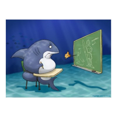 Shark School Posters by stlewis75