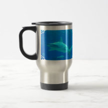Shark Swimming Travel Mug