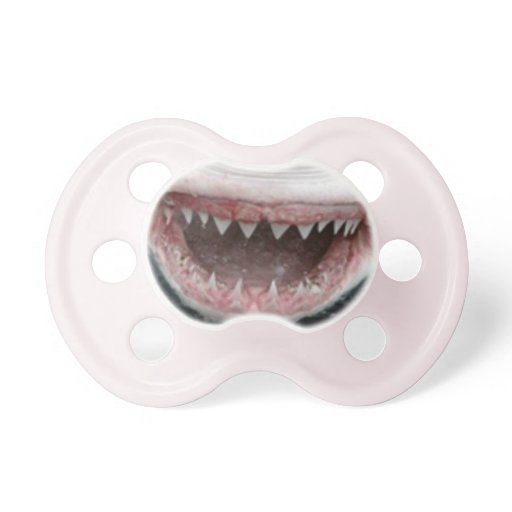 SHARK TEETH PACIFIER Zazzle