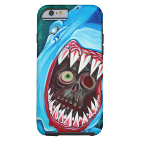 Shark Vs Zombie Tough iPhone 6 Case