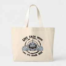 Shark Week Canvas Bags