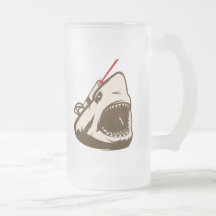 Shark with a Frickin' Laser Beam Coffee Mugs