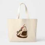 Shark with a Frickin' Laser Beam Tote Bag