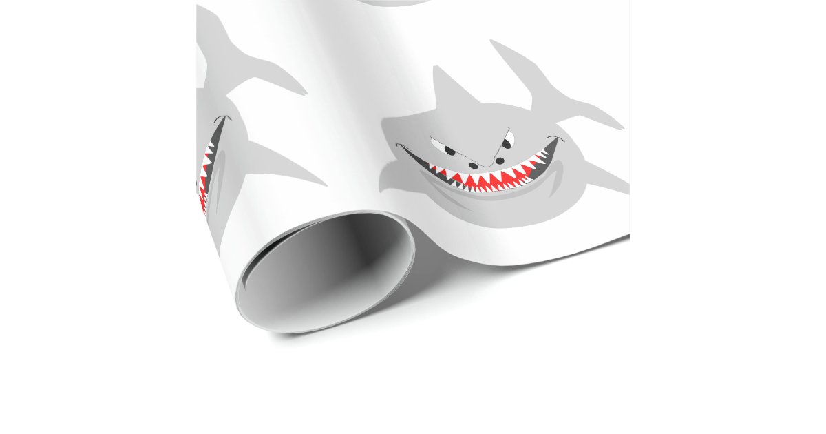 Shark Wrapping Paper Zazzle
