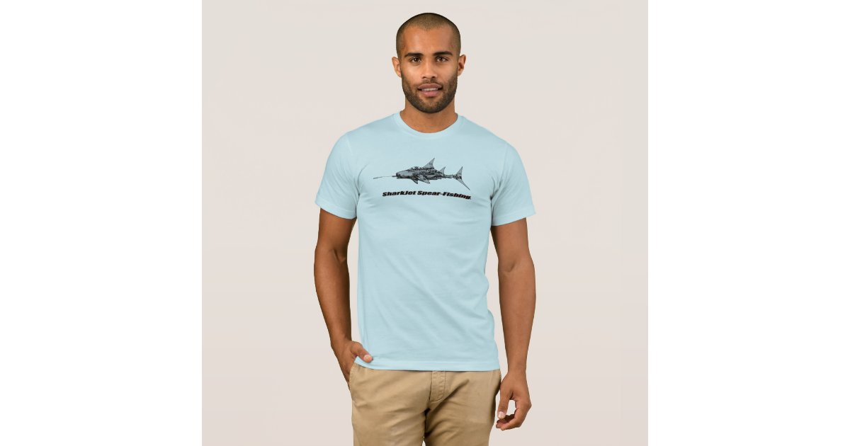 SharkJet SpearFishing TShirt Zazzle
