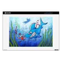 Sharks are Furious, Stop Finning! 13" Laptop Skins