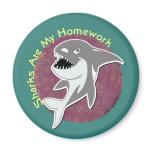 Sharks Ate My Homework Magnets