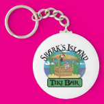 Shark's Island Tiki Bar Keychains