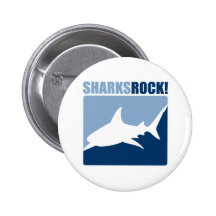 Sharks Rock #2 Pinback Button