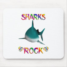 SHARKS ROCK MOUSEPAD