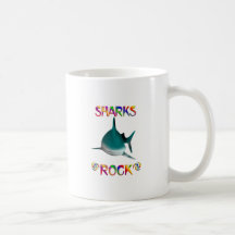 SHARKS ROCK MUG