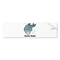 Sharks Rule! Bumper Stickers