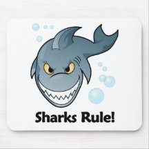 Sharks Rule! Mousepad