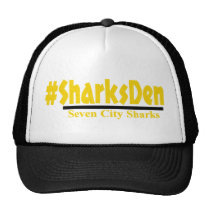 #SharksDen - Yellow Cap Hat