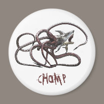 Sharktopus CHOMP magnet magnets
