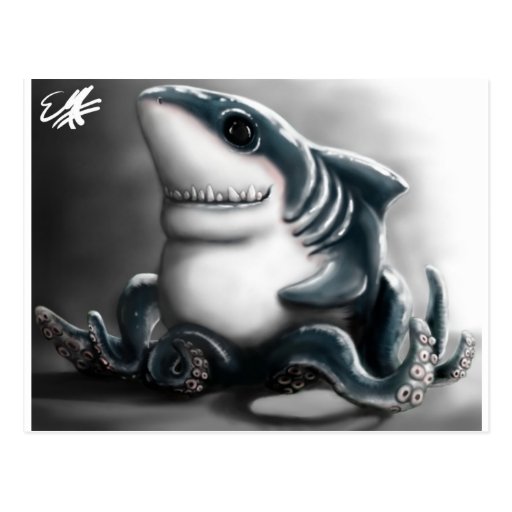 SHARKTOPUS POST CARD