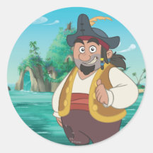 Sharky Round Stickers