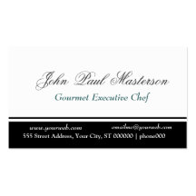 Sharp Black and White Design Business Cards