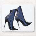Sharp Boots (blue) mousepad