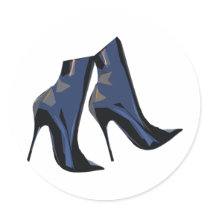 Sharp Boots (blue) stickers