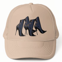 Sharp Boots - Fetish Boot Art Trucker Hat