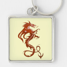 Sharp Dragon Keychains