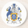 Sharp Family Crest Coasters