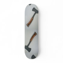 Sharp Hatchet to cut woods Custom Skate Board
