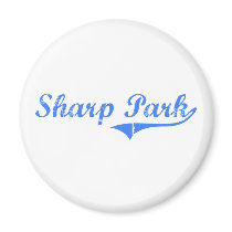 Sharp Park California Classic Design Magnets