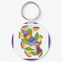 Sharpie Marker Bird Keychain