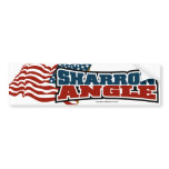Sharron Angle Waving Flag Bumper Sticker