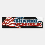 Sharron Angle Waving Flag Bumper Sticker