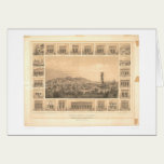 Shasta, CA. Panoramic Map 1856 (1612A) cards